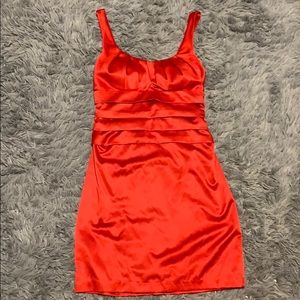 red dress
